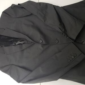 NWT Zara dark gray paded blazer size 36